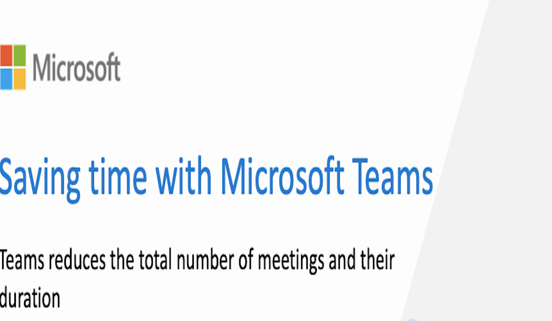 Saving time with Microsoft Teams