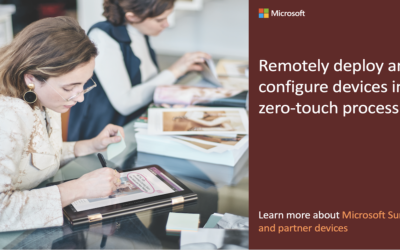 Social asset C: Remotely deploy and configure devices in a zero-touch process