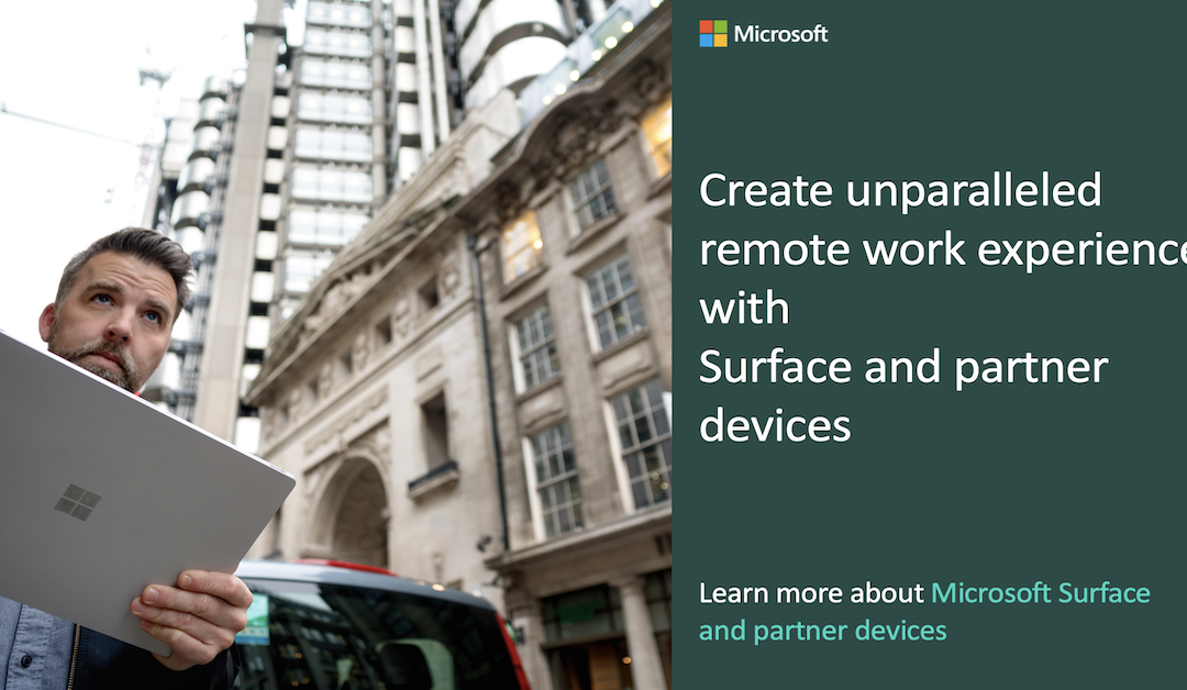 BYL Social Asset A: Create unparalleled remote work experiences with Surface and partner devices