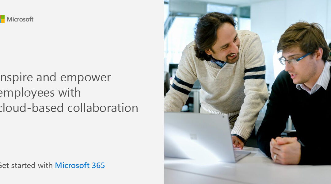 Inspire and empower employees with cloud-based collaboration. Get started with Microsoft 365.