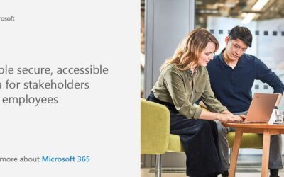 Enable accessible, secure data for stakeholders and employees. Learn more about Microsoft 365.